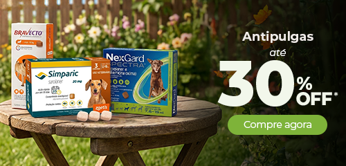 Antipulgas com até 30% OFF*