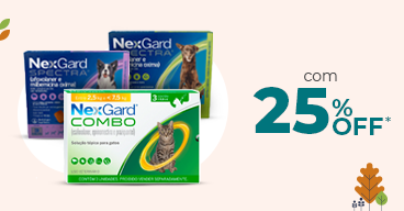 23/03 Nexgard com 20% OFF*
