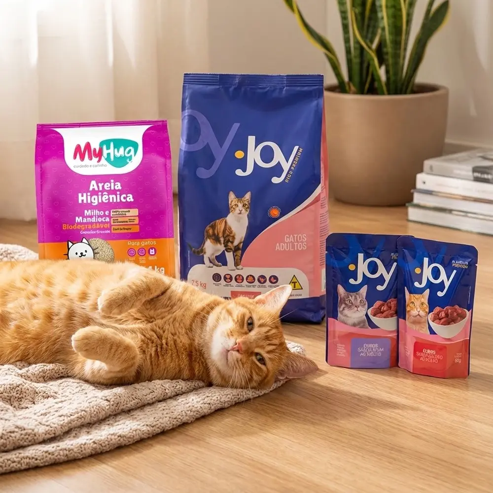 Kit Gateiro - Gatos Adultos - Ração 10kg