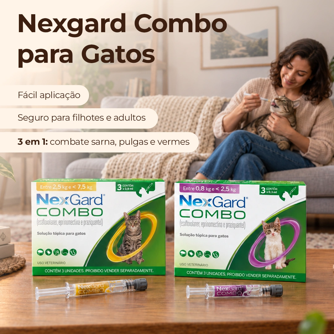 Nexgard Combo Gatos