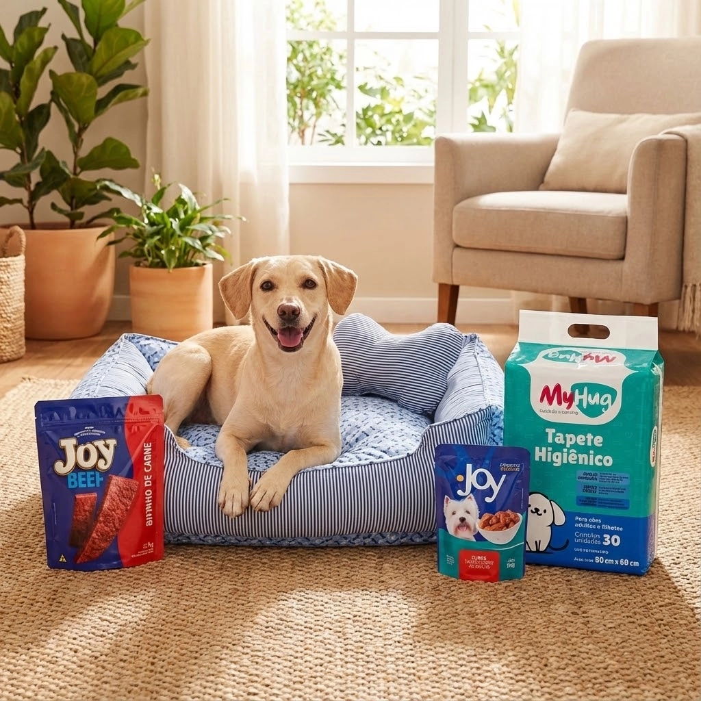 Kit Férias - Cães - Cama MD Azul