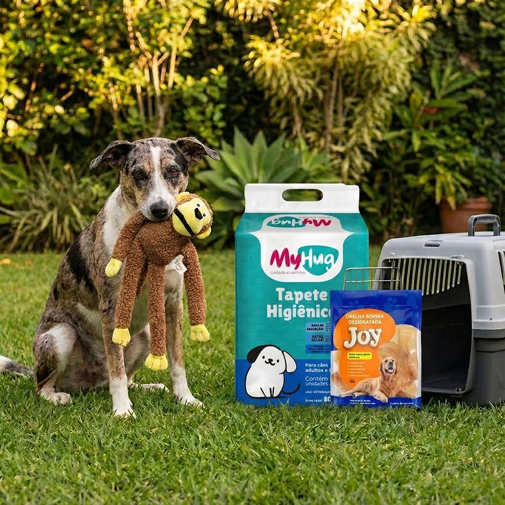 Kit Férias - Cães - Macaco Marrom Flicks