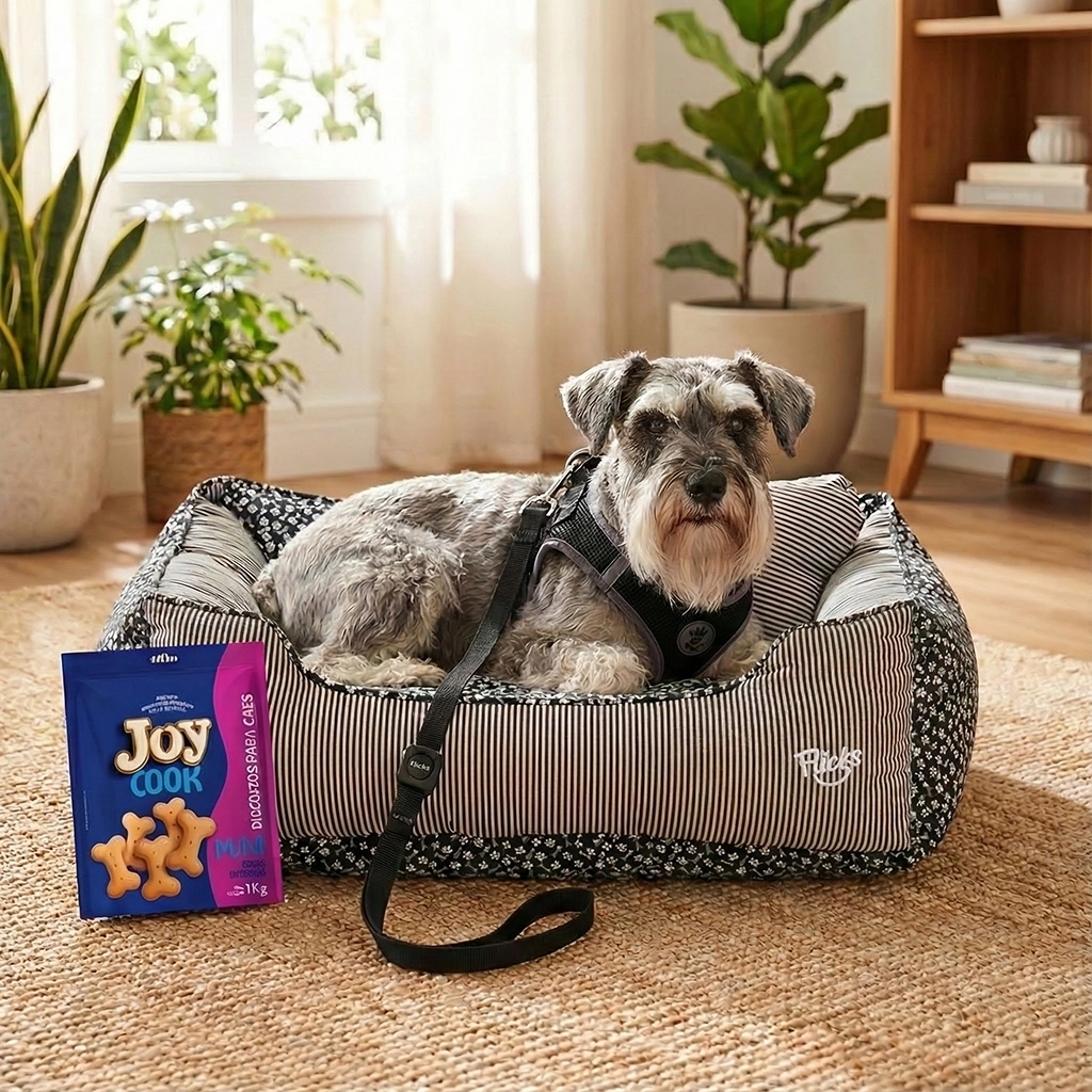 Kit Férias - Cães Médio Porte - Cama MD Preto