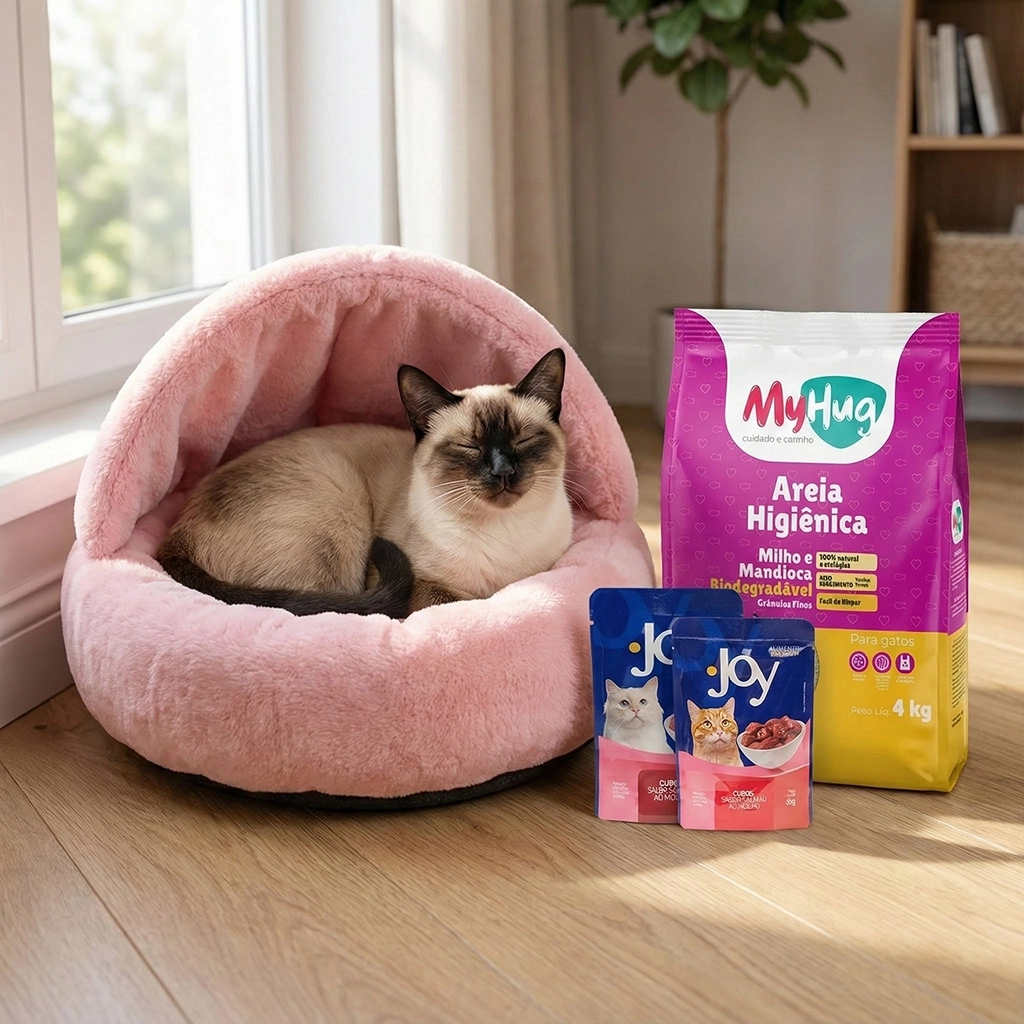 Kit Férias - Gato - Toca MD Rosa